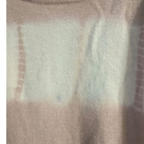 Pure Jill Cotton Viscose Blend Tye Dye Design Lightweight Sweater, Medium, Boho - Picture 5 of 10